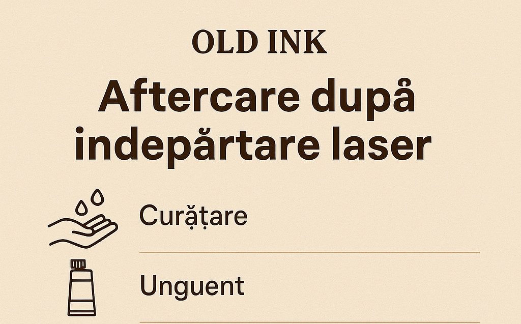 Pret indepartare tatuaj include și îngrijire post-procedură pentru rezultate optime